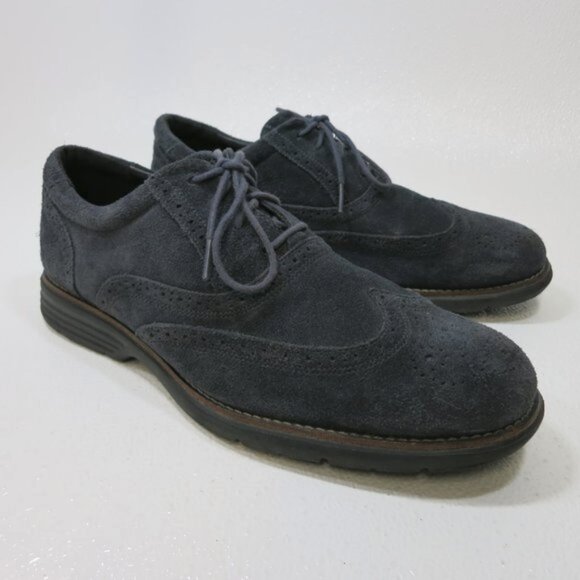 Rockport Wingtip Suede Leather Oxfords Casual Dress Men\'s Footwear Shoes 12 main image 7